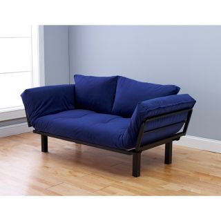 Eli Spacely Black Metal and Posh Blue Multi flex Daybed Lounger Today