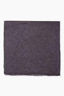 Neil Barrett Charcoal Wool Foam Scarf for men
