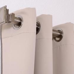 Beige Thermal Blackout 96 inch Curtain Panel Pair