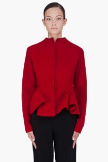 Lanvin Red Wool Jacket for women