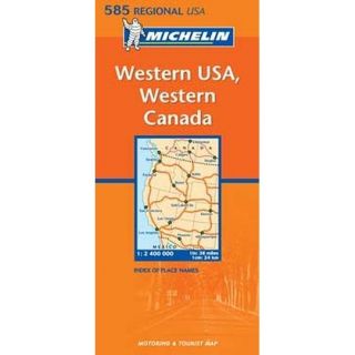 CARTE REGIONALE N.585 ; WESTERN USA, WESTERN CANAD   Achat / Vente