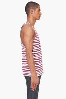 Shades Of Grey By Micah Cohen Striped Racerback Tank Top for men