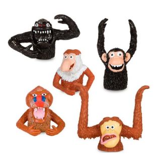Monkey Finger Puppets (Set of 8)