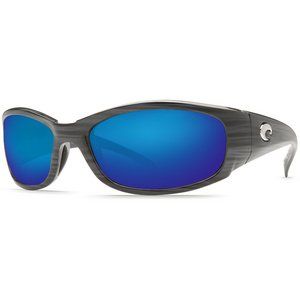 Sunglasses HH28BMGLP Silver Frame with Blue Mirror Glass Lens Shoes
