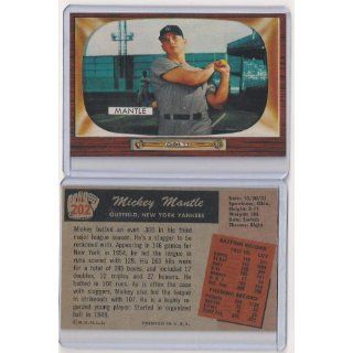 Mickey Mantle 1955 Bowman #202 OverSize RP 