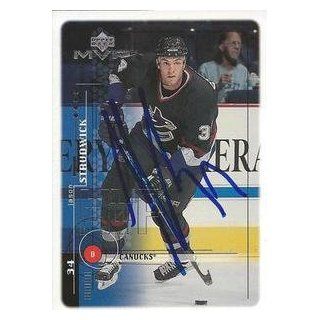 com Jason Strudwick 1998 UD MVP Autograph #202 Canucks Collectibles