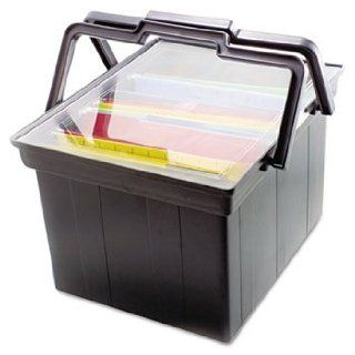 Companion Portable File Storage Box, Legal/Letter, Plastic