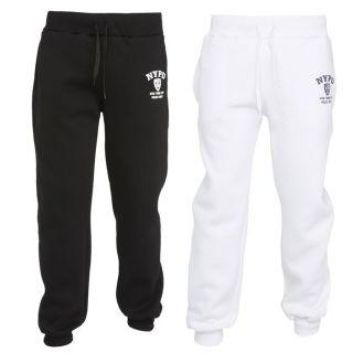 NYPD 2 Pantalons de Jogging Homme Blanc et noir   Achat / Vente