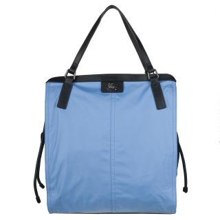 Burberry 3722601 Small Light Blue Nylon Tote Bag