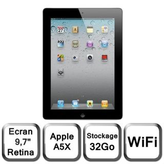 Apple Nouvel iPad noir 9,7 LED 32 Go WiFi   Achat / Vente TABLETTE