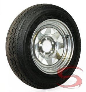 ST205/65D14 Towmaster Trailer Tire LR C Galvanized 5 lug Spoke Rim