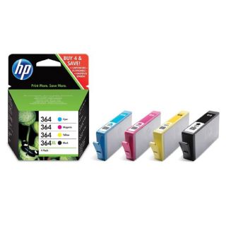 Multipack HP 364 4 cartouches (CZ676EE)   Achat / Vente CARTOUCHE