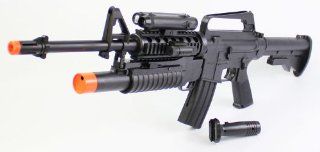 1:1 FULL SCALE Spring Powered Scarface M16 with Grenade