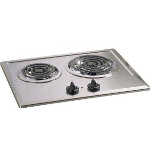GE  JP201CBSS 21 Electric Cooktop, 2 Coil Elements