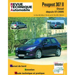 RTA b707.5 Peugeot 307 II 06/05 dies 1.6hdi/2.  Achat / Vente