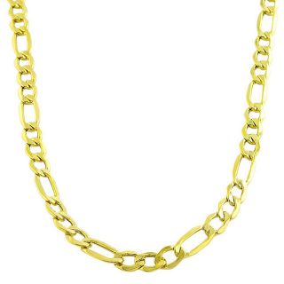 Fremada 10k Yellow Gold Figaro Necklace Today $789.99