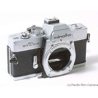 MInolta SRT 202 SLR 35mm camera with a Minolta Rokkor X
