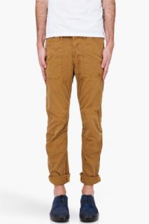 G Star Beige 3d Tapered Chinos for men