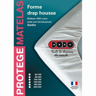 Protège matelas DODO 140x190cm   Composition  molleton 100% coton