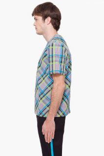 Raf Simons Multicolor Check Shirt for men