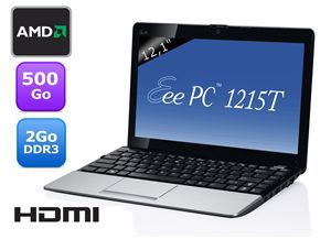 Avis Asus EeePC 1215T SIV028M –