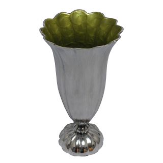 Kindwer Aluminum Scalloped 11 inch Vase Today $42.99 Sale $38.69