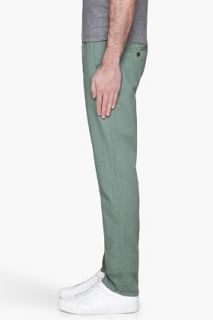 Paul Smith Jeans Green Slim Fit Trousers for men