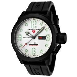 Swiss Legend Mens Submersible Black Silicon Watch