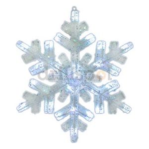 Noma/Inliten Import V7608 18" LED Crystallized Snowflake