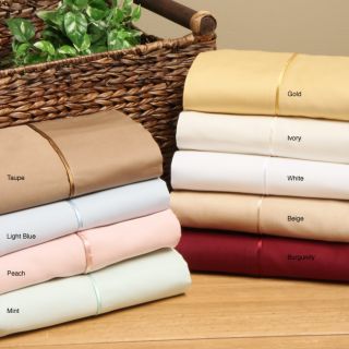 Egyptian Cotton 300 Thread Count Solid Sheet Set