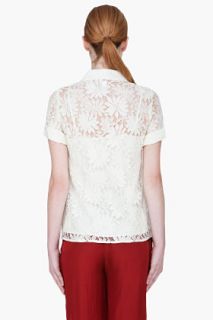 Marc By Marc Jacobs Ivory Lily Lace Blouse for women