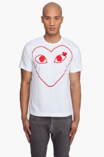 Comme Des Garçons Play  Cotton Jersey Heart T shirt for men