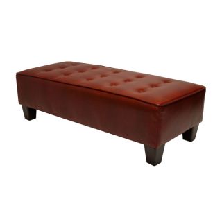 Bryan Red Crocodile Tufted Bench Today $154.99 3.3 (3 reviews)