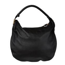 Chloe Marcie Italian Black Leather Hobo Bag