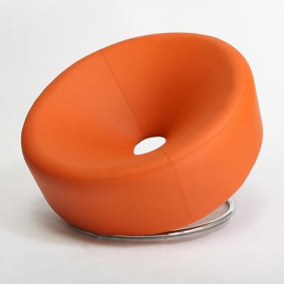 Christopher Knight Home Modern Round Orange Accent Chair