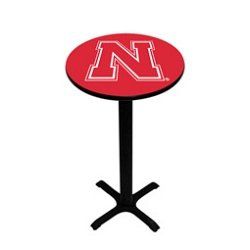 Nebraska Cornhuskers Pedestal Pub Table