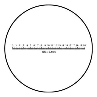 Bausch & Lomb 81 34 38 Scale, Metric