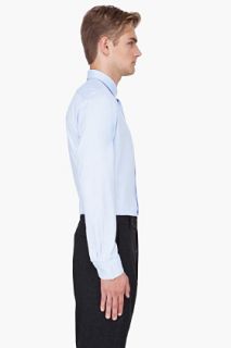 Raf Simons Blue Speckled Classic Shirt for men