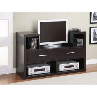 Cappuccino Wood TV Stand