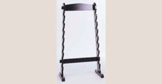 8 Sword Wall Display Stand, Black: Sports & Outdoors