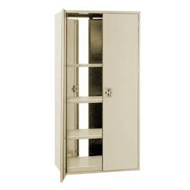 Double Sided Door Storage Cabinet   36W X 19D X 72H