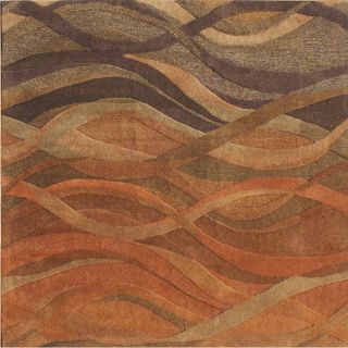 Alliyah Handmade Multi Abstract New Zealand Blend Wool Rug (10 x 10)