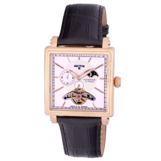 Hector H Mens Rose gold PVD Steel Automatic Watch MSRP $275.00 Today