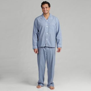 Majestic Mens Broadcloth Stripe 2 piece Pajama Set