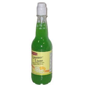 Slushie Express Syrups  Lemon Lime Flavor (16 oz) Grocery
