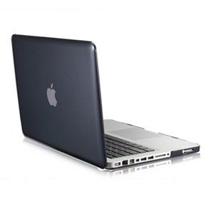 TopCase Black Crystal See Thru Hard Case Cover for Macbook