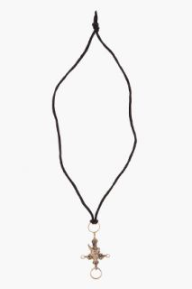 Surface To Air Goat Skull Cross Necklace for men