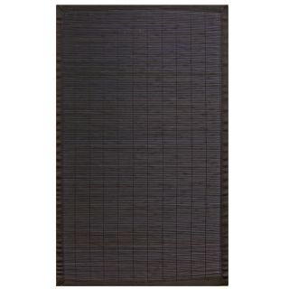 Midnight Bamboo Rug with Black Border (5 x 8) Today $99.99 Sale $