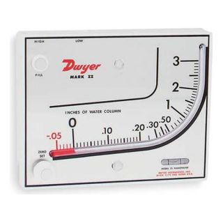 Dwyer Instruments MARK II 25 Manometer, U Inclined