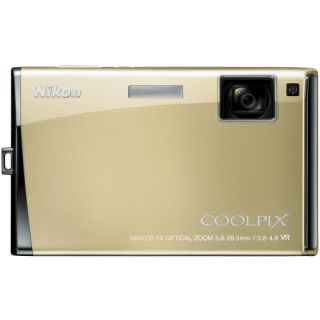 Nikon Coolpix S60 Bronze Point & Shoot Digital Camera